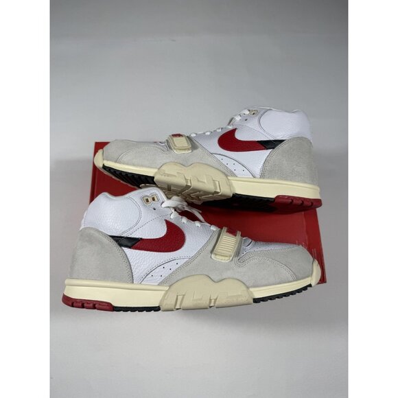New Nike Air Trainer 1 Shoes Mens Size 13 White Red Black Sneakers DZ2547-100